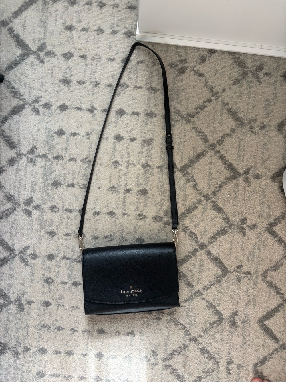 kate spade Black Leather Crossbody